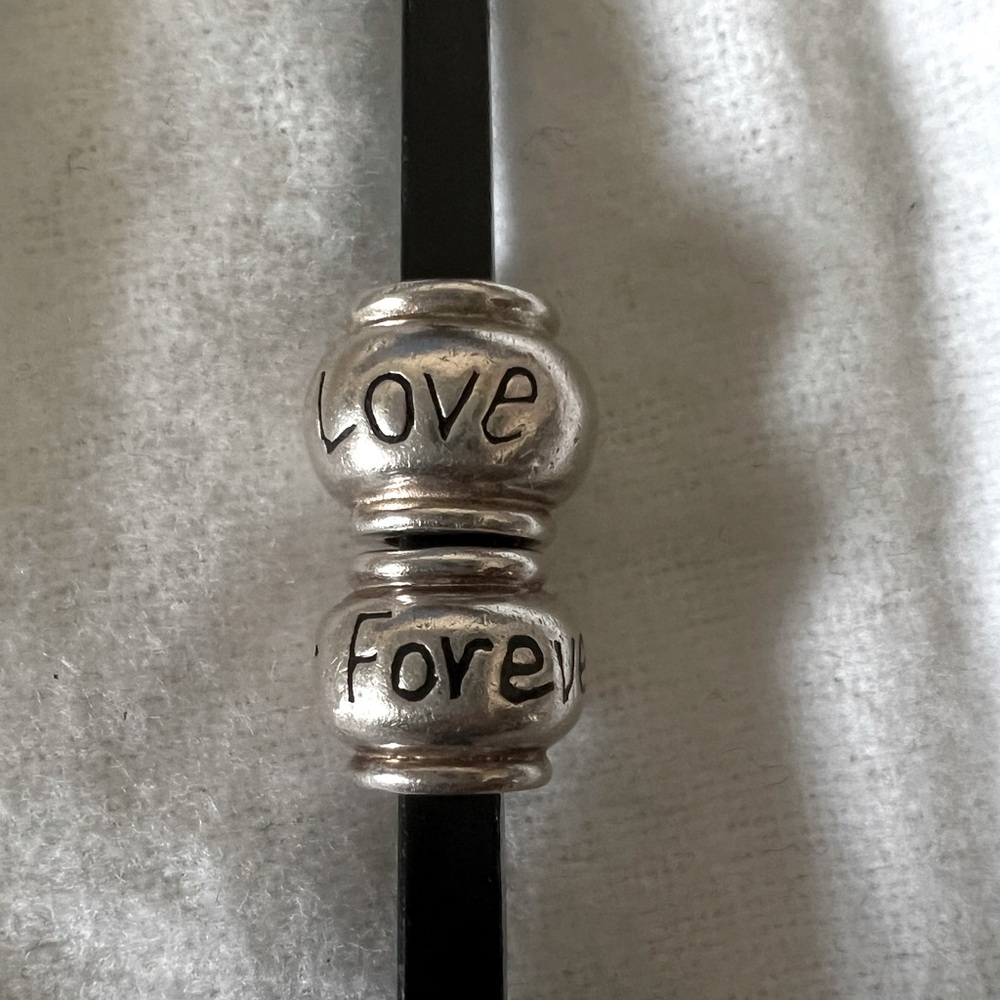 Love and Forever Beads - Fits Pandora and Charmed Memories Bracelets .925